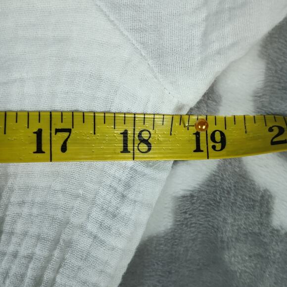 L Space Jumpsuit Womens Medium Gauze Puff Sleeve Pockets Boho Romper - Picture 5 of 14